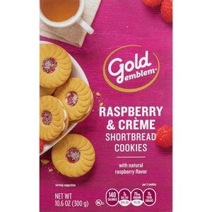 How much fat is in cookie shortbread raspberry filled 1.5 oz 3 ea - calories, carbs, nutrition