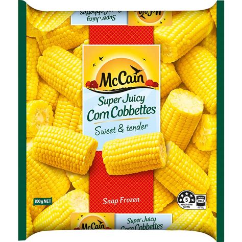 How much fat is in corn cobbette frozen steamed - calories, carbs, nutrition