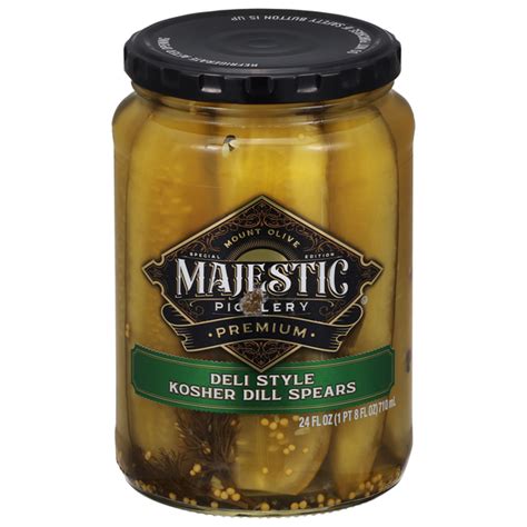 How much fat is in country style pickle spears - calories, carbs, nutrition