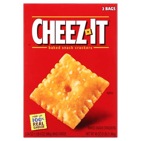 How much fat is in cracker, cheez-it - calories, carbs, nutrition