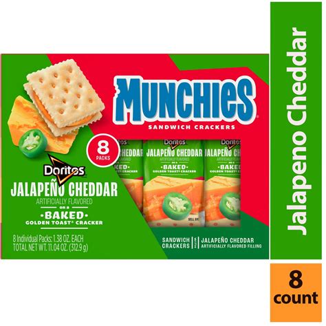 How much fat is in crackers - cheddar packs 2 go! - calories, carbs, nutrition