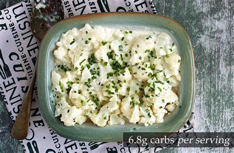 How much fat is in cream of cauliflower & cheddar - calories, carbs, nutrition