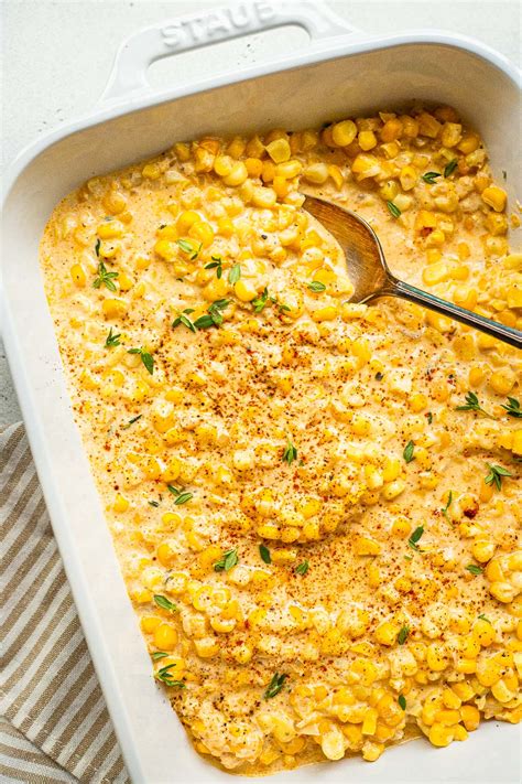 How much fat is in creamed corn - calories, carbs, nutrition