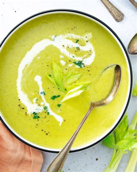 How much fat is in creamy celery soup - calories, carbs, nutrition