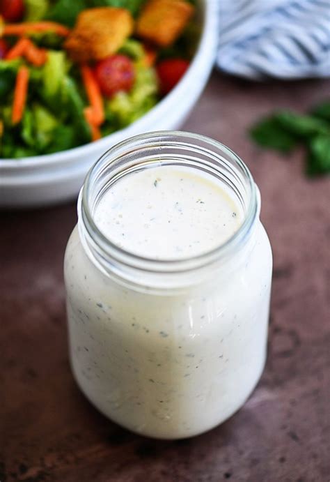 How much fat is in creamy ranch sauce - calories, carbs, nutrition