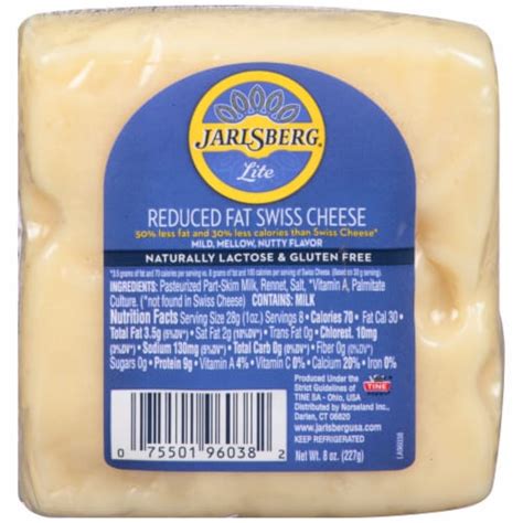 How much fat is in creamy swiss cheese wedge - calories, carbs, nutrition