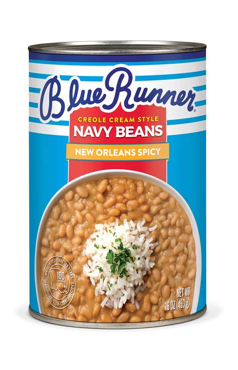 How much fat is in creole cream style navy beans - calories, carbs, nutrition