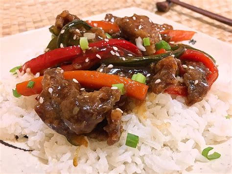 How much fat is in crispy ginger beef - calories, carbs, nutrition