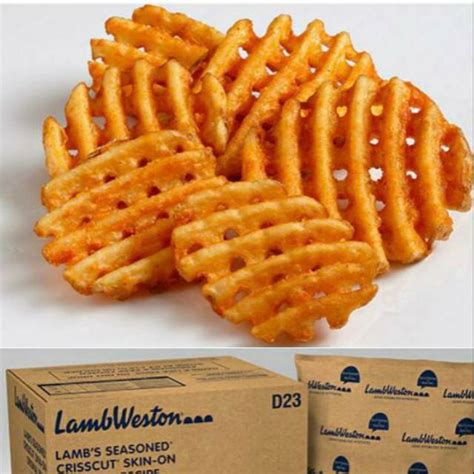 How much fat is in criss cut (waffle) french fries - calories, carbs, nutrition