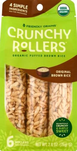 How much fat is in crunchy rice rollers - calories, carbs, nutrition