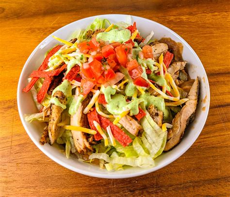 How much fat is in cumin chicken border bowl - calories, carbs, nutrition