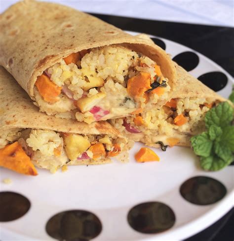 How much fat is in curry quinoa tofu wrap - calories, carbs, nutrition