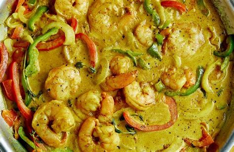 How much fat is in curry shrimp - calories, carbs, nutrition