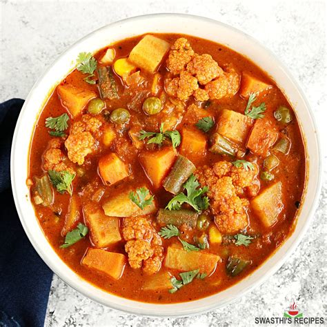How much fat is in curry vegetables - calories, carbs, nutrition
