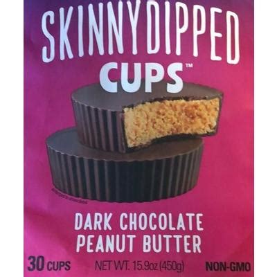 How much fat is in dark chocolate peanut - calories, carbs, nutrition