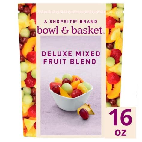 How much fat is in deluxe fruit blend - calories, carbs, nutrition