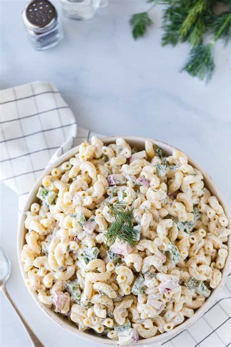 How much fat is in dill mac n cheese salad - calories, carbs, nutrition