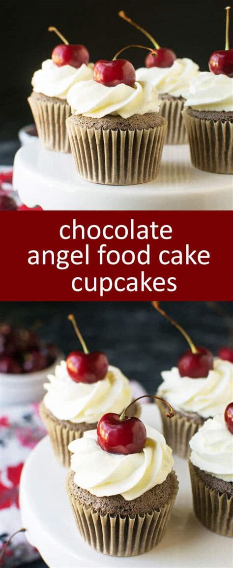 How much fat is in double chocolate angel food cupcakes - calories, carbs, nutrition