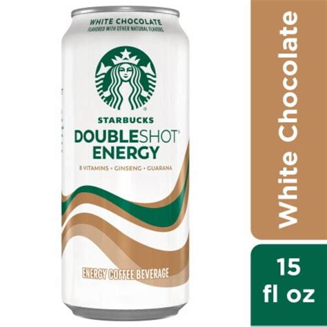How much fat is in doubleshot energy - white chocolate - calories, carbs, nutrition