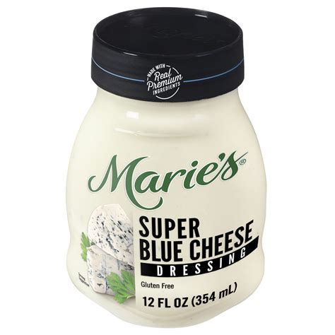 How much fat is in dressing conv blue cheese marie's 1 oz ladle - calories, carbs, nutrition