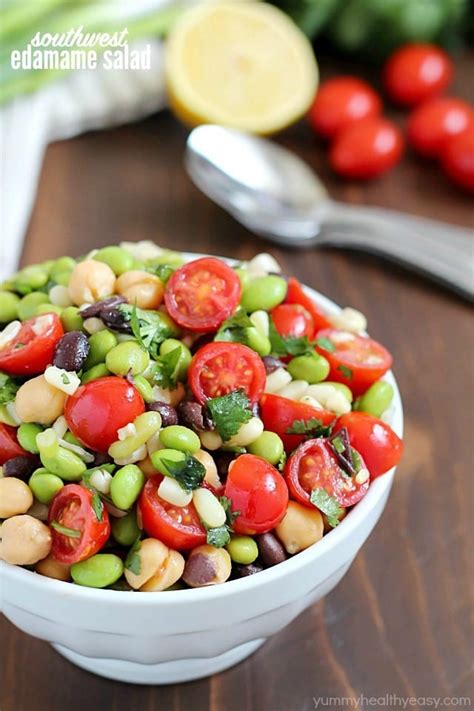 How much fat is in edamame nut salad - calories, carbs, nutrition