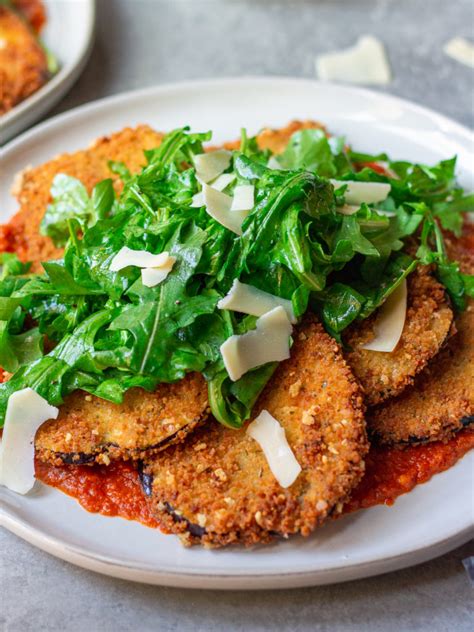 How much fat is in eggplant, parmesan, arugula - calories, carbs, nutrition