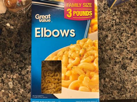 How much fat is in elbow macaroni - calories, carbs, nutrition