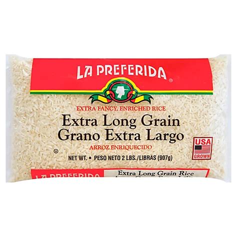 How much fat is in extra fancy enriched long grain white rice - calories, carbs, nutrition