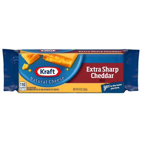 How much fat is in extra sharp white cheddar - calories, carbs, nutrition