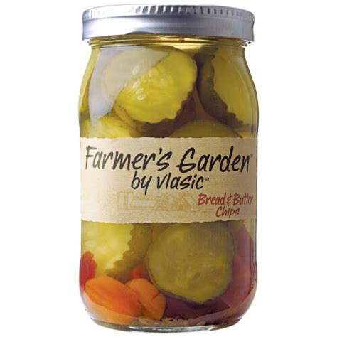 How much fat is in farmers garden bread and butter chips - calories, carbs, nutrition