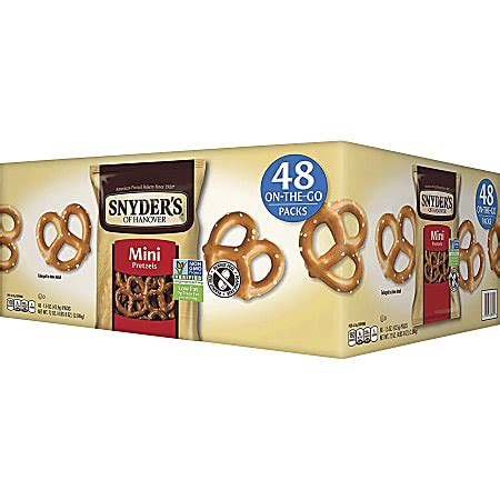 How much fat is in fat free mini pretzels - all natural - calories, carbs, nutrition