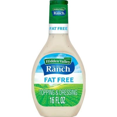 How much fat is in fat free ranch dressing (62358.0) - calories, carbs, nutrition