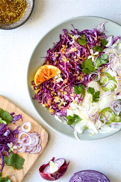 How much fat is in fennel and lemon cabbage - calories, carbs, nutrition