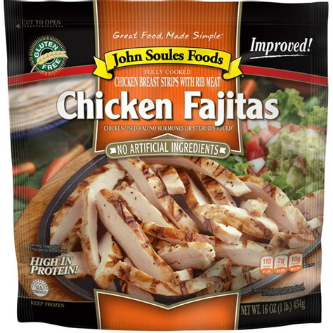 How much fat is in fire grilled chicken breast meat for fajitas - calories, carbs, nutrition