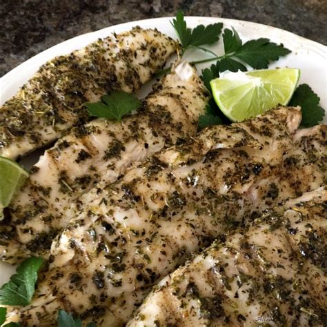 How much fat is in fish with herbs and lime - calories, carbs, nutrition