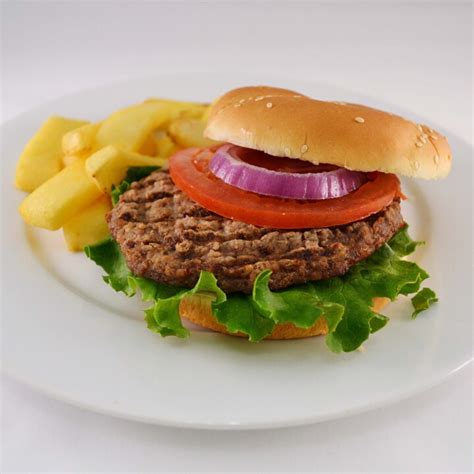 How much fat is in flame broiled beef patty - calories, carbs, nutrition