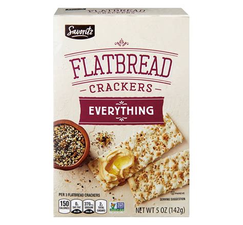 How much fat is in flatbread cracker - calories, carbs, nutrition