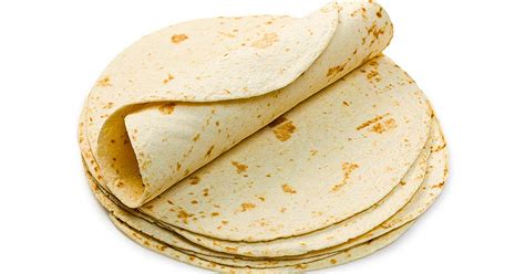 How much fat is in flour tortilla (6 inch) - calories, carbs, nutrition