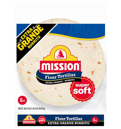 How much fat is in flour tortillas (for burritos) - calories, carbs, nutrition