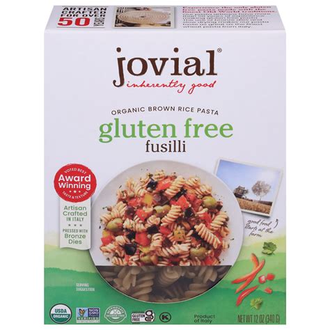 How much fat is in free from fusilli pasta - calories, carbs, nutrition