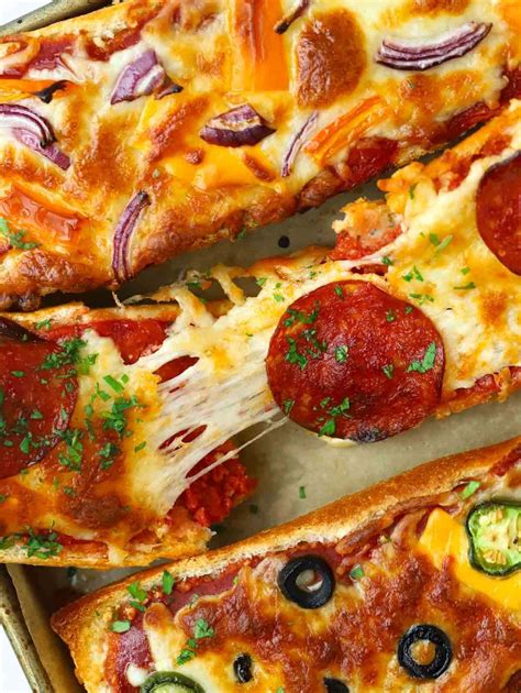 How much fat is in french bread pizza - calories, carbs, nutrition