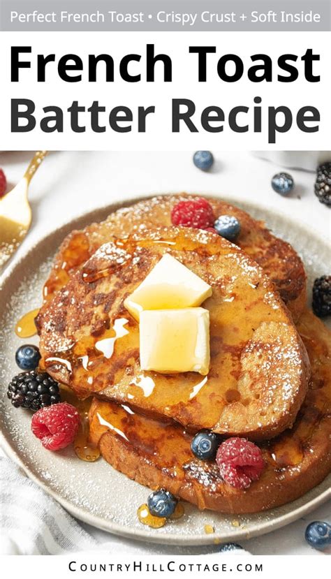 How much fat is in french toast batter he - calories, carbs, nutrition