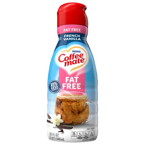 How much fat is in french vanilla creamer - calories, carbs, nutrition