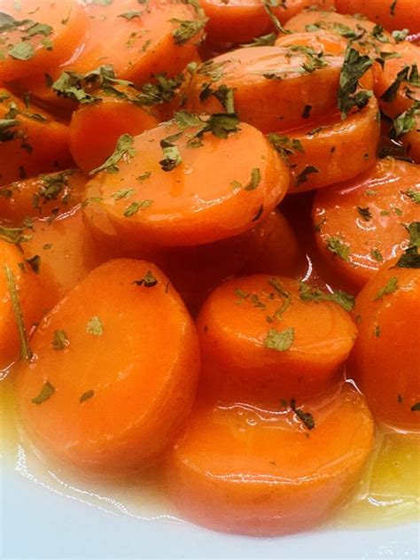 How much fat is in fresh carrots in orange sauce - calories, carbs, nutrition