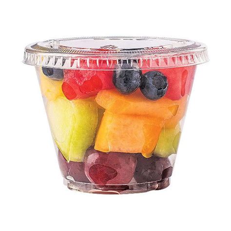 How much fat is in fresh fruit cup (medium) - calories, carbs, nutrition