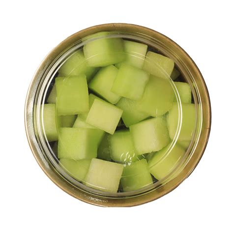 How much fat is in fresh honeydew melon cubes - calories, carbs, nutrition