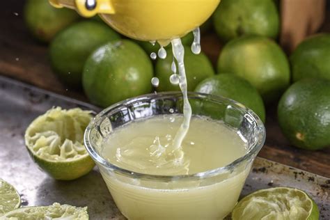 How much fat is in fresh squeezed lime juice - calories, carbs, nutrition