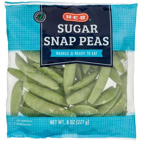 How much fat is in fresh sugar snap peas - calories, carbs, nutrition