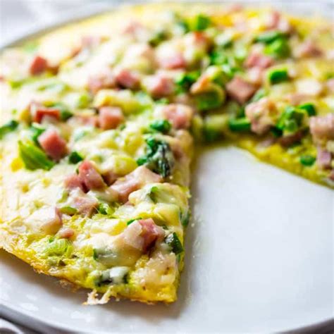 How much fat is in fritatta, ham and cheese (bostwick) - calories, carbs, nutrition