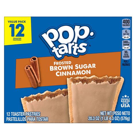 How much fat is in frosted brown sugar cinnamon - calories, carbs, nutrition